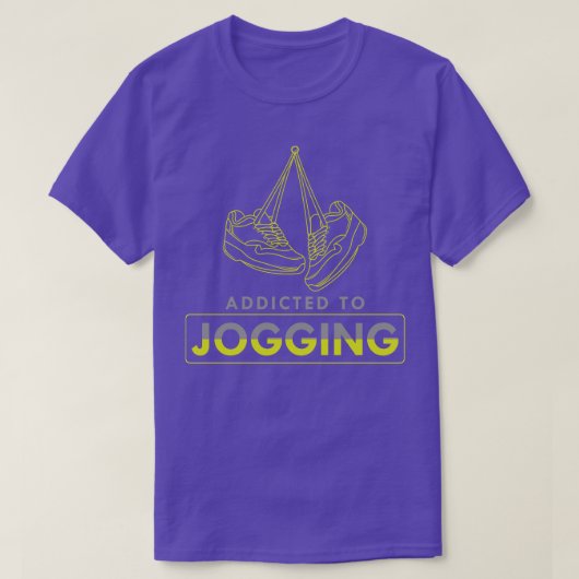 T-shirt Jogging avec des chaussures (Design devant)
