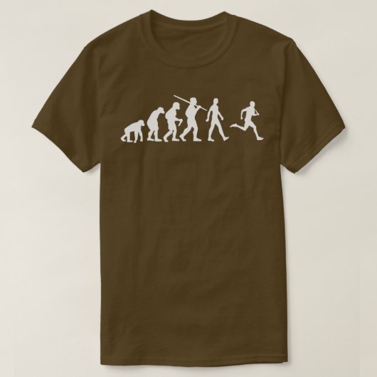 T-shirt Jogging de l'évolution du coureur 4 (Design devant)