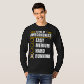 T-shirt Jogging Dit Pour Jogger Runner Run (Devant entier)