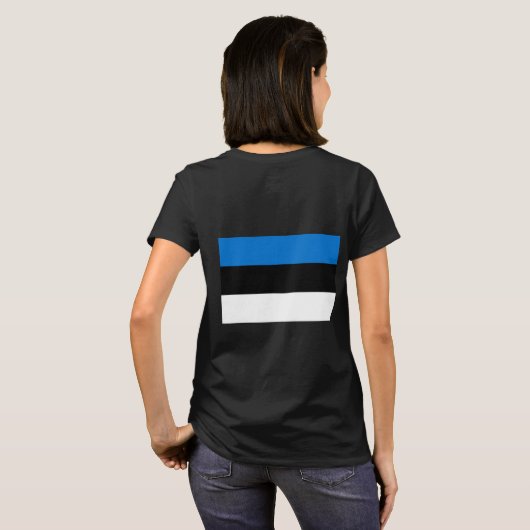 T-shirt Jogging femme à zip en polaire avec le drapeau de  (Dos entier)