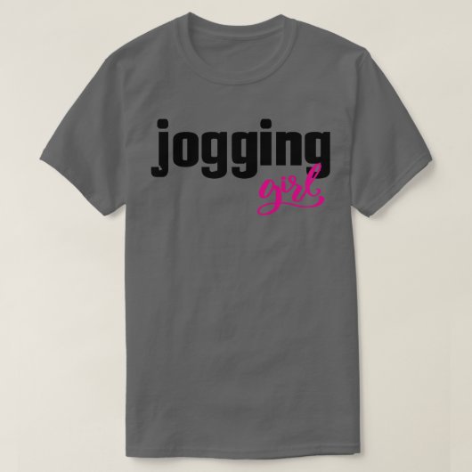 T-shirt Jogging Girl Jog Runner (Design devant)