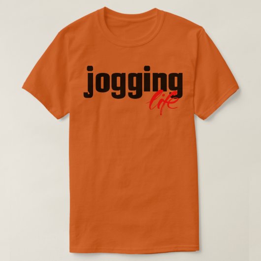 T-shirt Jogging Life Jog Runner Runner (Design devant)