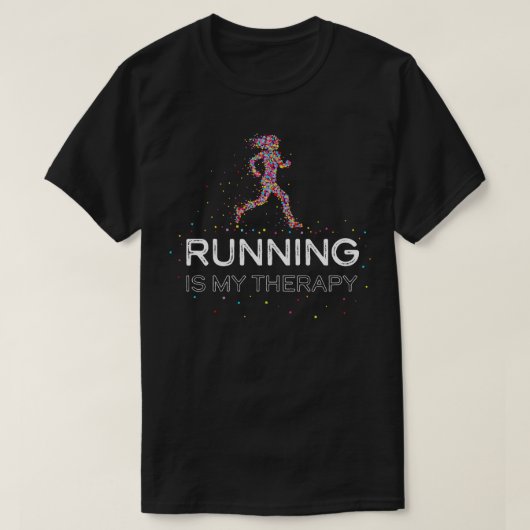 T-shirt Jogging Run Marathon Fitness Centre (Design devant)