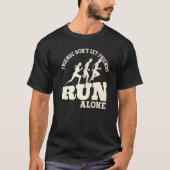 T-shirt Jogging Runner Run Matching Running Friends Premiu (Devant)