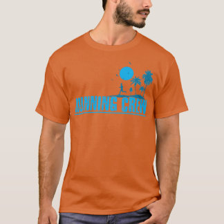 T-shirt Jogging sur la plage avec Palms Running Crew
