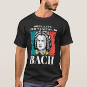 T-shirt Johann Sebastian Bach Compositeur Pour Classica (Devant)