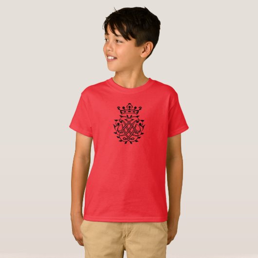 T-shirt Johann Sebastian Bach Crest Monogramme Insignia (Devant entier)