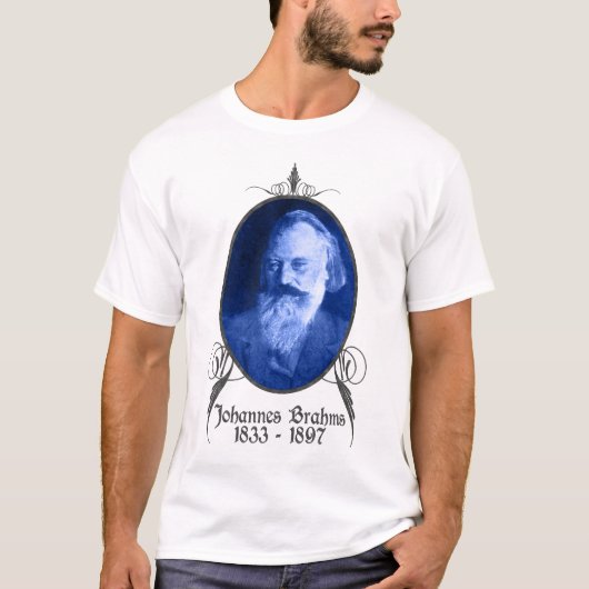 T-shirt Johannes Brahms (Devant)