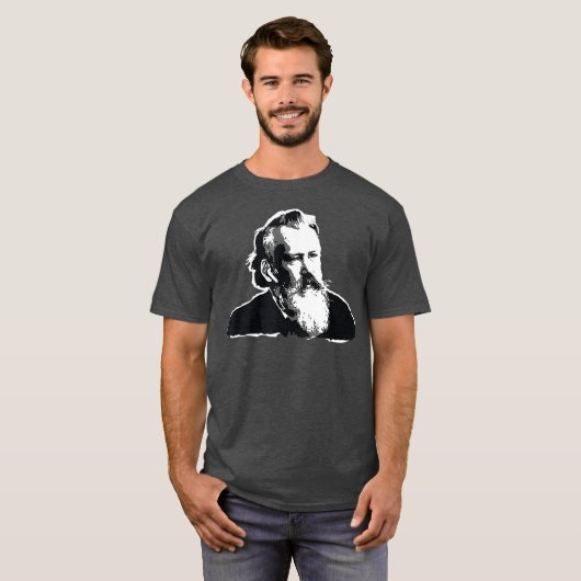 T-shirt Johannes Brahms Bach Classical Music Composer (Devant entier)