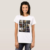 T-shirt Johannes Vermeer - Grille des chefs-d'oeuvre (Devant entier)