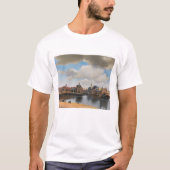 T-shirt Johannes Vermeer, van Deft, Vue de Delft (Devant)