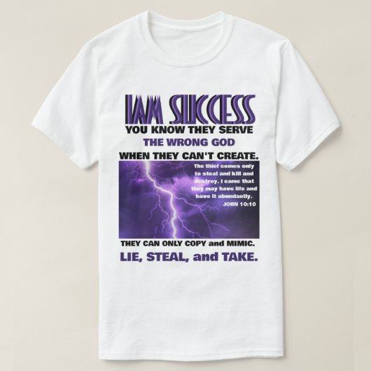 T-SHIRT JOHN 10:10 (Design devant)