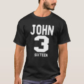 T-shirt John 316 Evangélisme chrétien Foi religieuse (Devant)