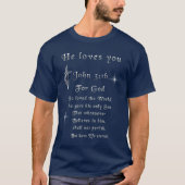 T-shirt John 3:16 (Devant)
