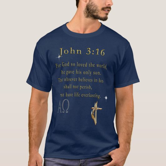 T-shirt John 3:16 (Devant)