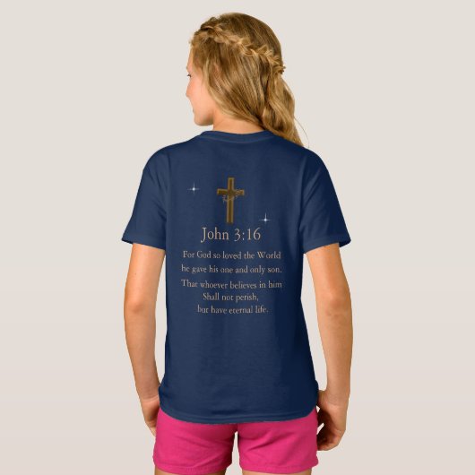 T-shirt John 3:16 (Dos entier)