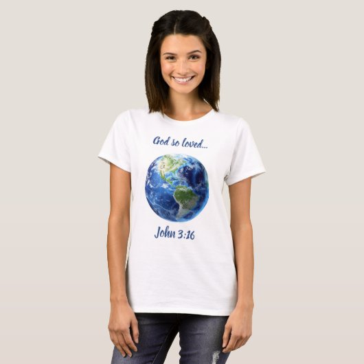 T-shirt John 3:16 (Devant entier)