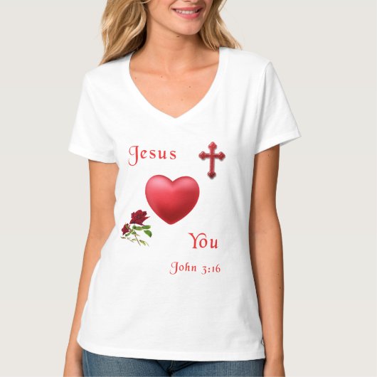 T-shirt John 3:16 (Devant)
