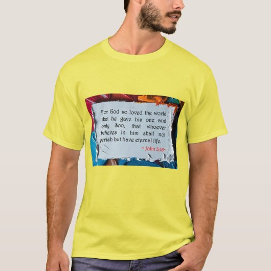 T-shirt John 3:16 (Devant)