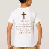 T-shirt John 3:16 (Dos)