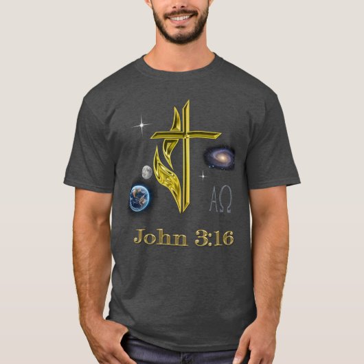 T-shirt John 3:16 (Devant)