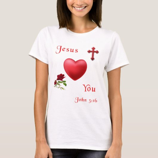 T-shirt John 3:16 (Devant)