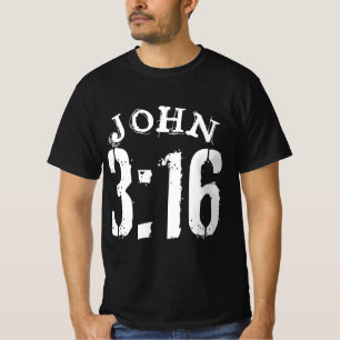 T-SHIRT JOHN 3 16 BIBLE VERSE