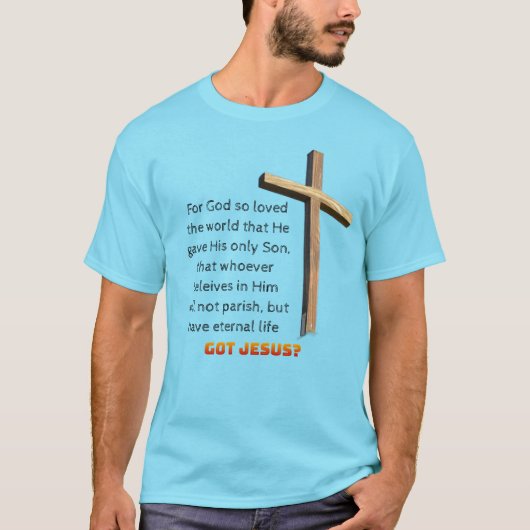 T-Shirt John 3:16 Croix (Devant)