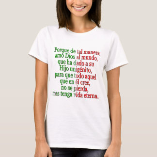 T-shirt John 3:16 Espagnol