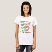 T-shirt John 3:16 Espagnol (Devant entier)