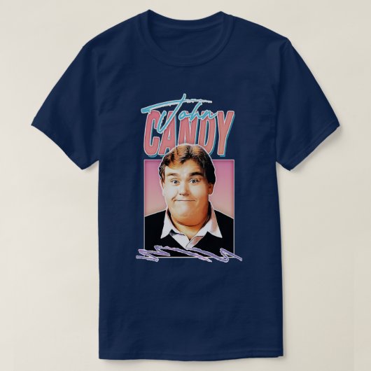 T-shirt John Candy 80s Style Retro Art (Design devant)