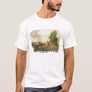 T-shirt John Constable un bateau passant une serrure