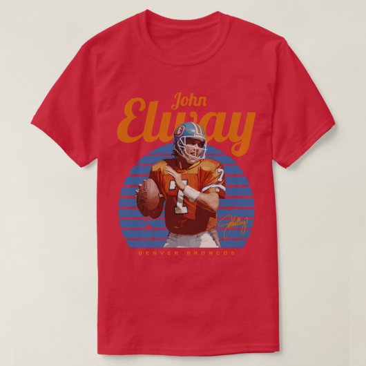 T-shirt John Elway (Design devant)