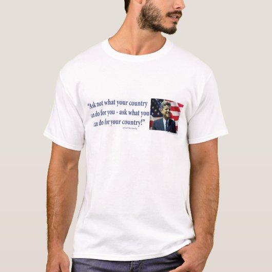 T-shirt John F Kennedy (Devant)