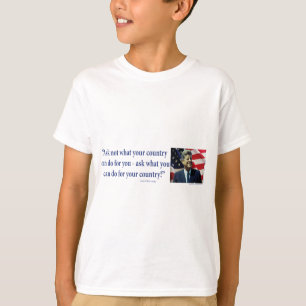 T-shirt John F Kennedy - Demandez ce qui ne va pas dans vo
