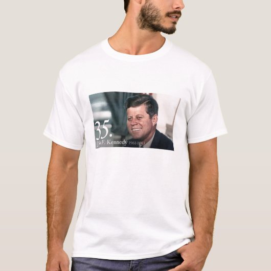 T-shirt John F Kennedy/JFK 35 (Devant)