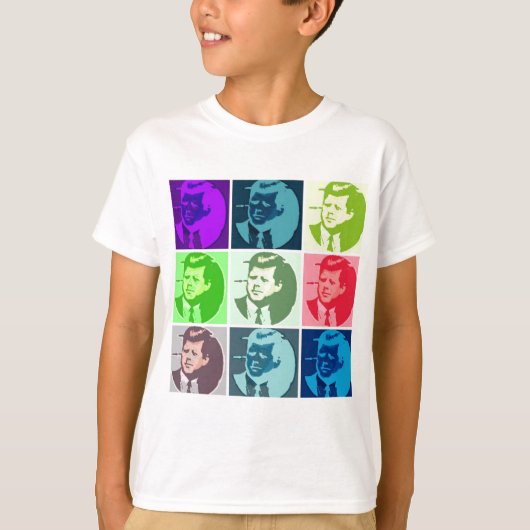 T-shirt John F Kennedy Pop Art (Devant)