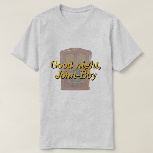 T-shirt John-Garçon de bonne nuit (Design devant)