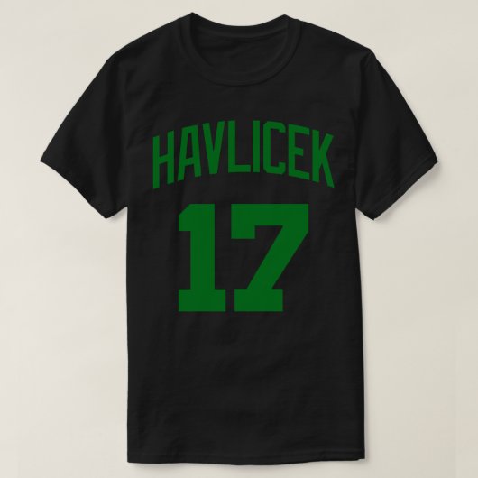 T-shirt John Havlicek Jersey White (Design devant)