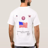 T-shirt John Kerry sortent pour voter (Dos)