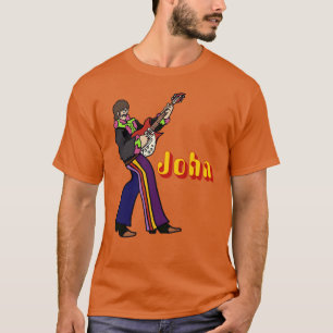 T-shirt John Lennon personnage de Yellow Submarine joue de