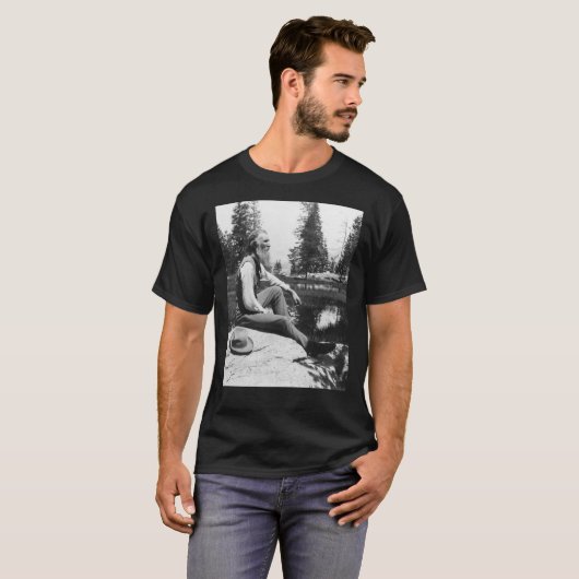 T-shirt John Muir - " ; John of the Mountains" ; C (Devant entier)