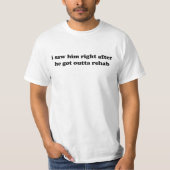 T-shirt John mulaney de rien (Devant)