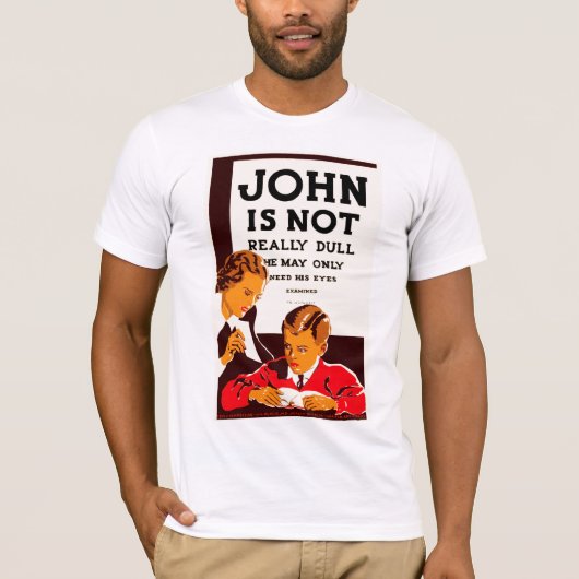T-shirt John n'est pas vraiment mat (Devant)