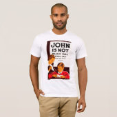 T-shirt John n'est pas vraiment mat (Devant entier)