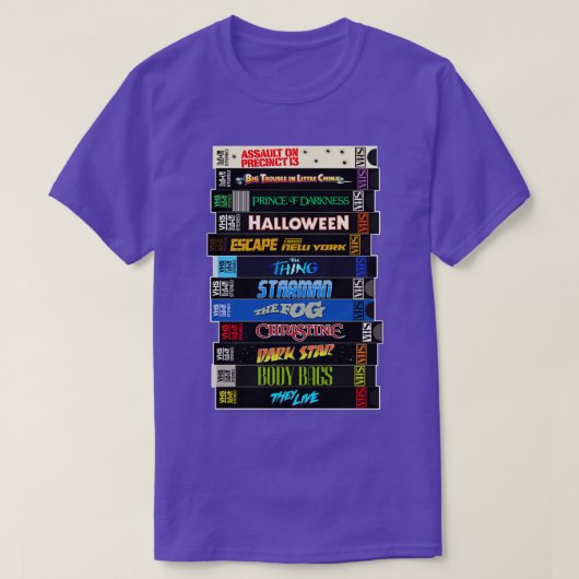 T-shirt John penter VHS Stack (Design devant)