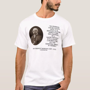 T-shirt John Pierpont Morgan Aucun problème ne peut être r