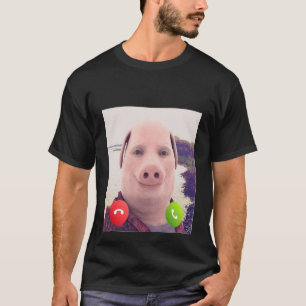 T-shirt John Pork Appelle Le Téléphone De Réponse Fuuny
