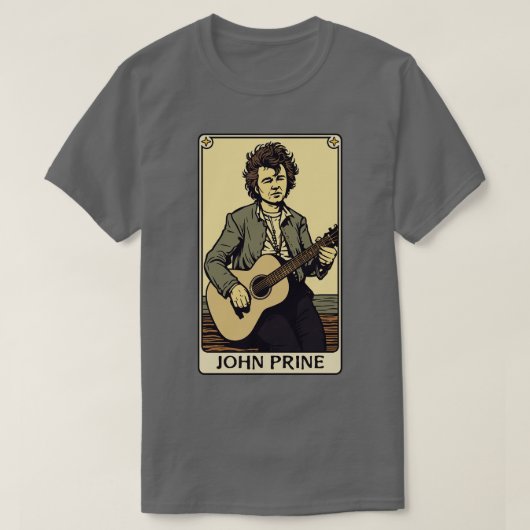 T-shirt John Prine État D'Esprit (Design devant)