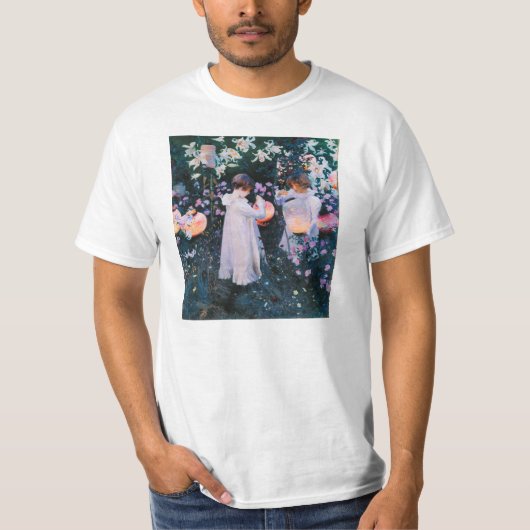 T-shirt John Singer Sargent Carnation Lily Lily Rose (Devant)